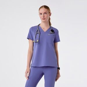 LIMITED EDITION Figs Blueberry Catarina Scrub Top